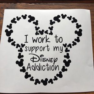 Disney addiction decal